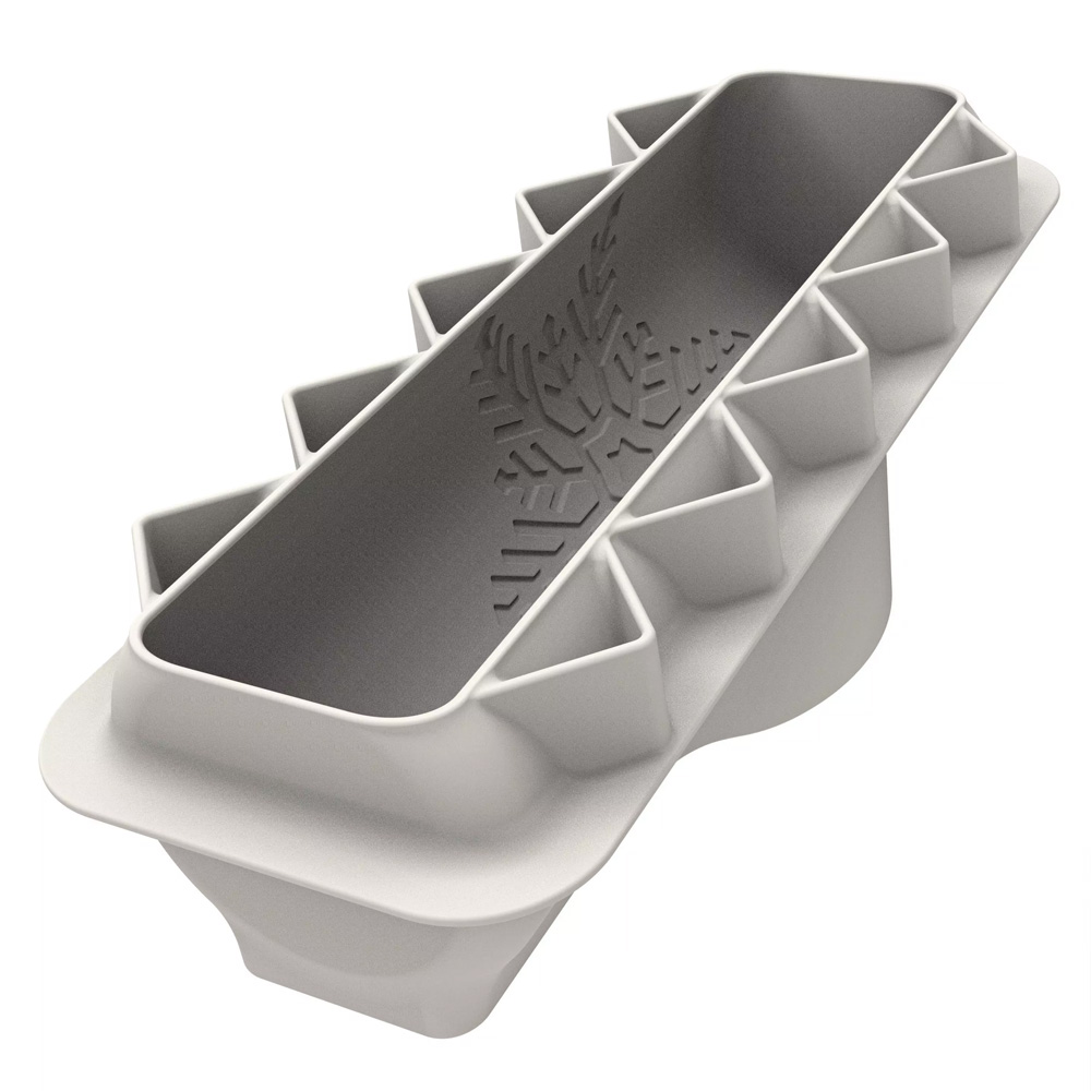 Silikomart SNOWFALL BUCHE 1150 Silicone Mold, 39 oz. image 2