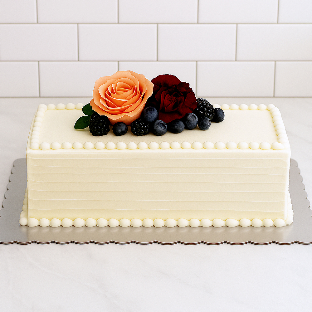 O'Creme Silver Scalloped Log Cake Board, 16.75" x 6.5" - Pack of 25 image 3