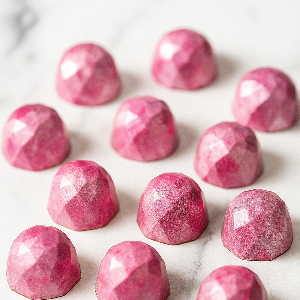 Chef Rubber Jewel Pink Quartz Cocoa Butter, 200g / 7 oz. image 1