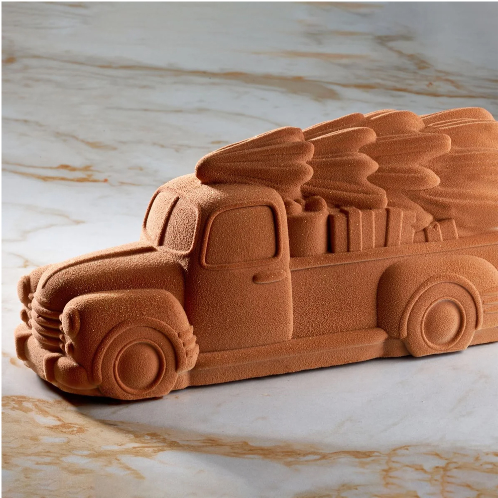 Pavoni Pavocake KE110 Truck with Tree Silicone Mold, 45.3 oz. image 1