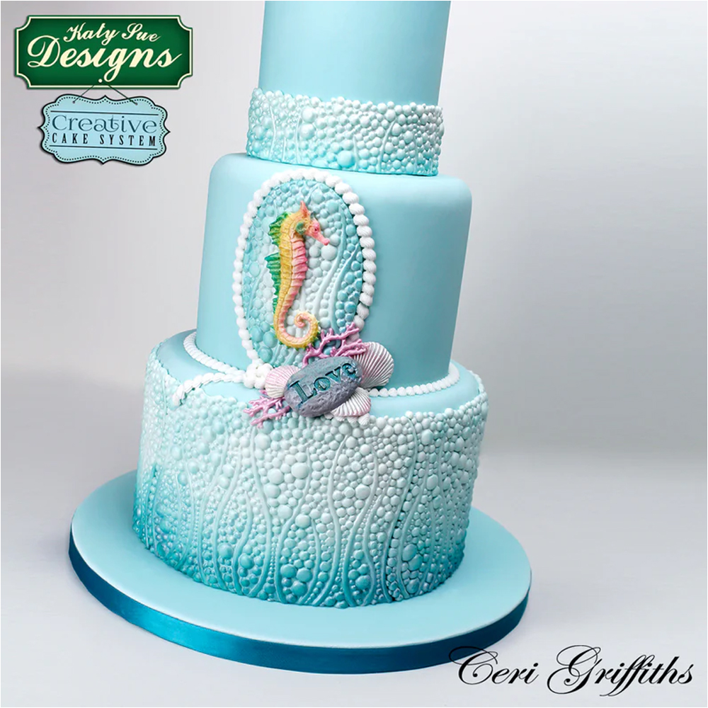 Katy Sue Bubbles & Pearls Silicone Fondant Mold image 4