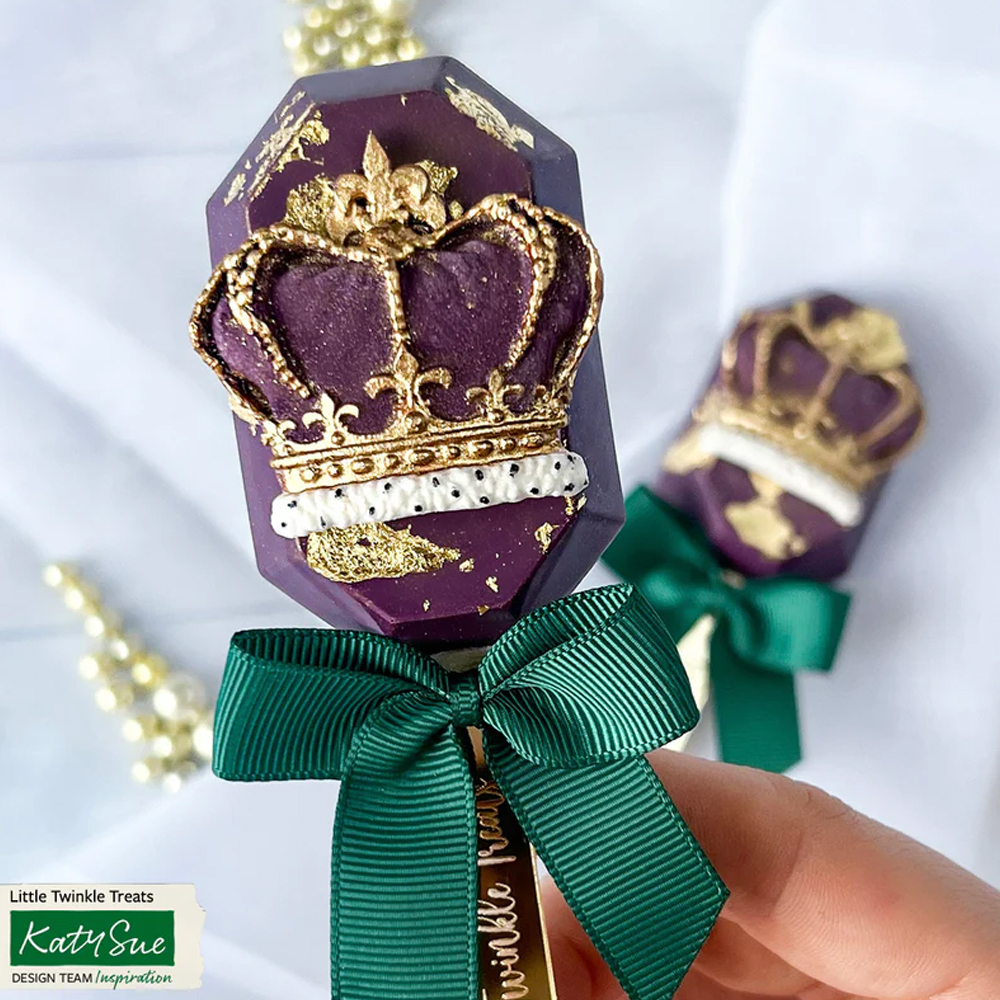 Katy Sue Crowns Silicone Fondant Mold image 1