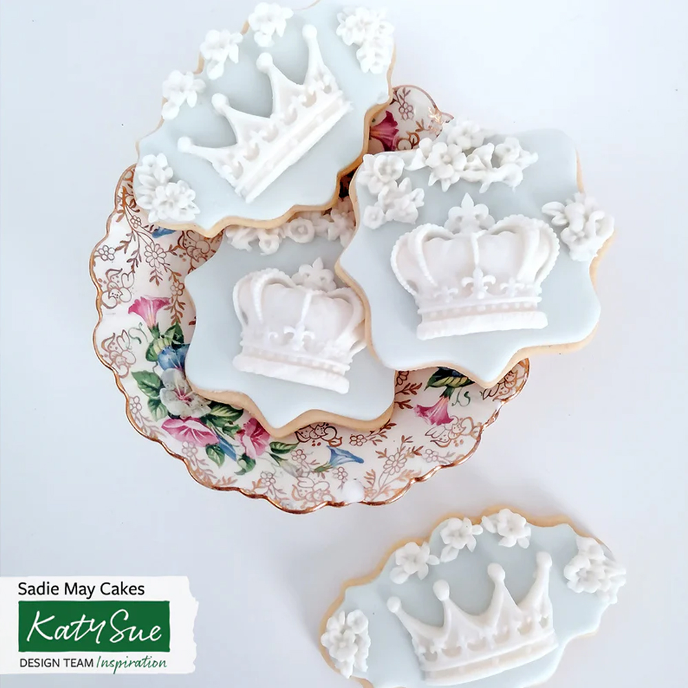 Katy Sue Crowns Silicone Fondant Mold image 2