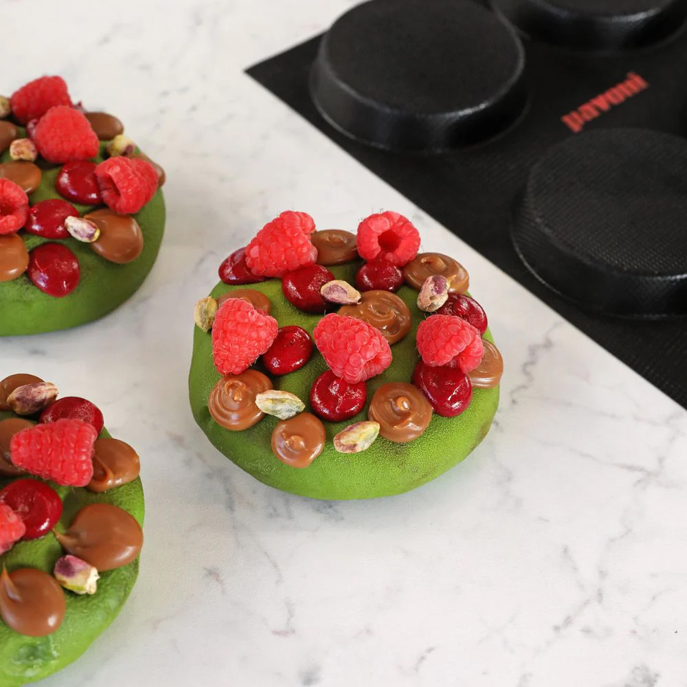 Pavoni Fiberform Round QUICHES Mold, 15 Cavities image 2