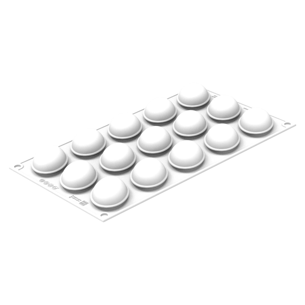 Silikomart OVAL 30 Silicone Mold, 15 Cavities image 1