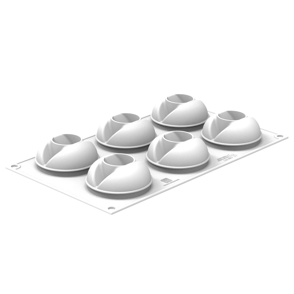 Silikomart MARITOZZO 135 Silicone Mold, 6 Cavities image 2