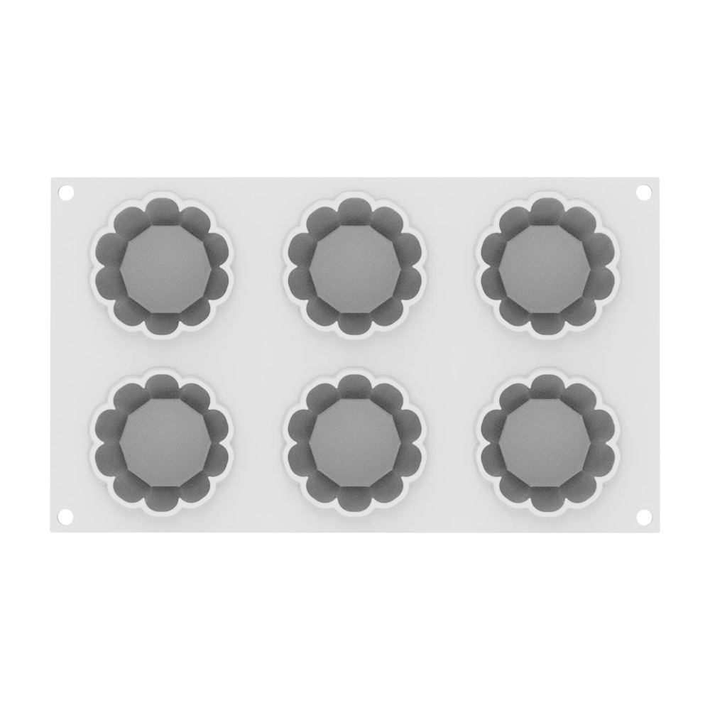 Silikomart CHARLOTTE 100 Silicone Mold, 6 Cavities image 3