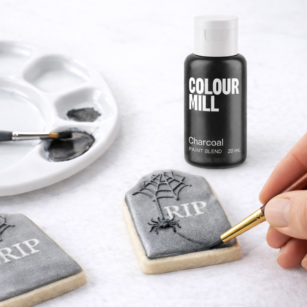 Colour Mill Charcoal Metallic Food Paint, 20 ml image 1