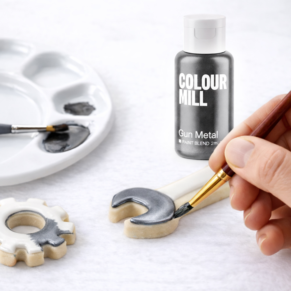 Colour Mill Gun Metal Metallic Paint Blend, 20 ml image 1