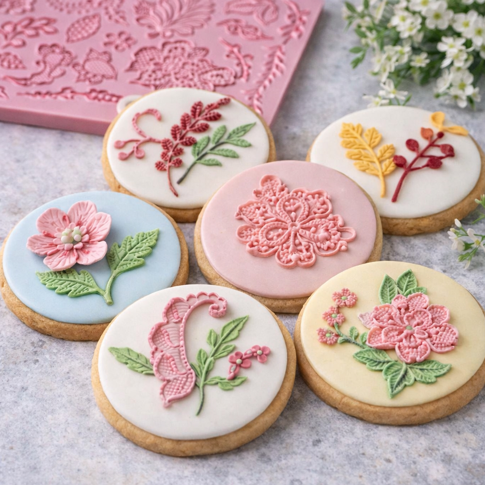 Angela Morrison Wedding Necessities Silicone Fondant Mold image 1