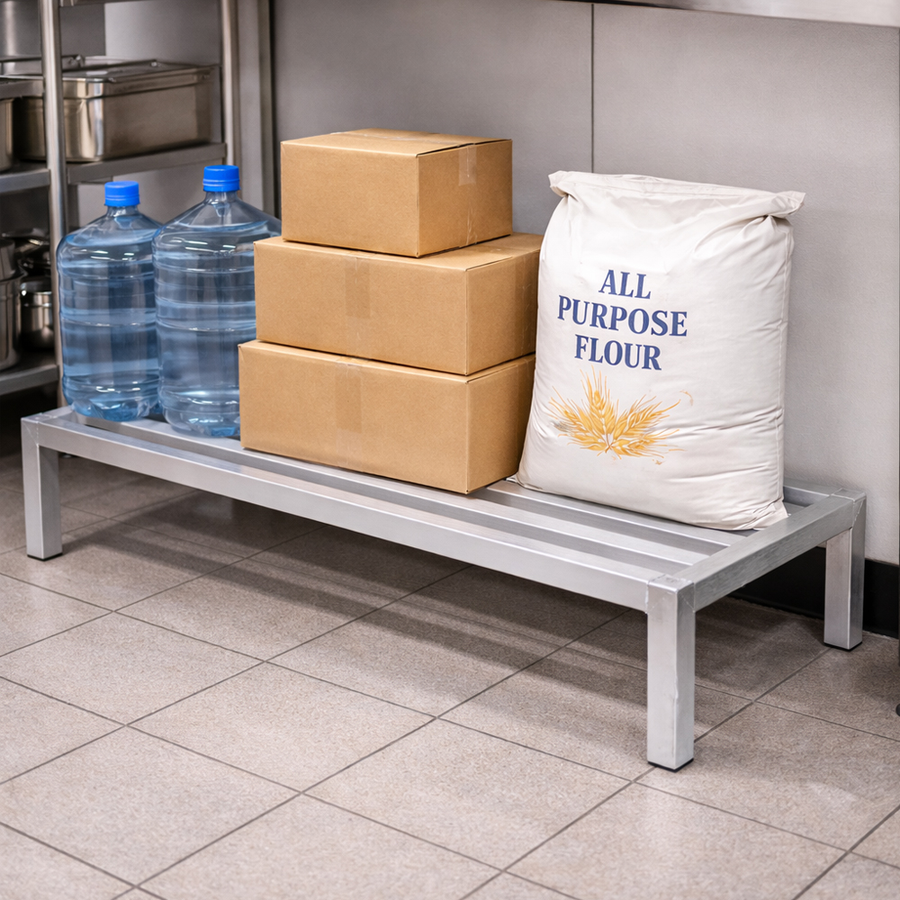 Vollum Aluminum Dunnage Rack, 24" x 36" x 12" image 1