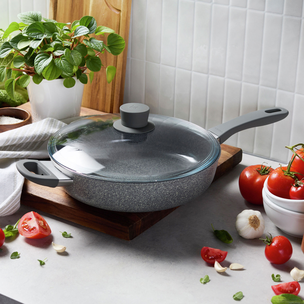 Zwilling Ceramic Nonstick Saute Pan with Lid, 3.9 Qt. image 5