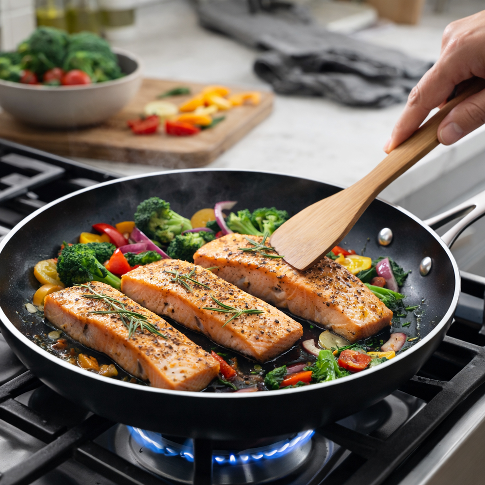 Kyocera Ceramic Nonstick Fry Pan, 12" Diameter image 2