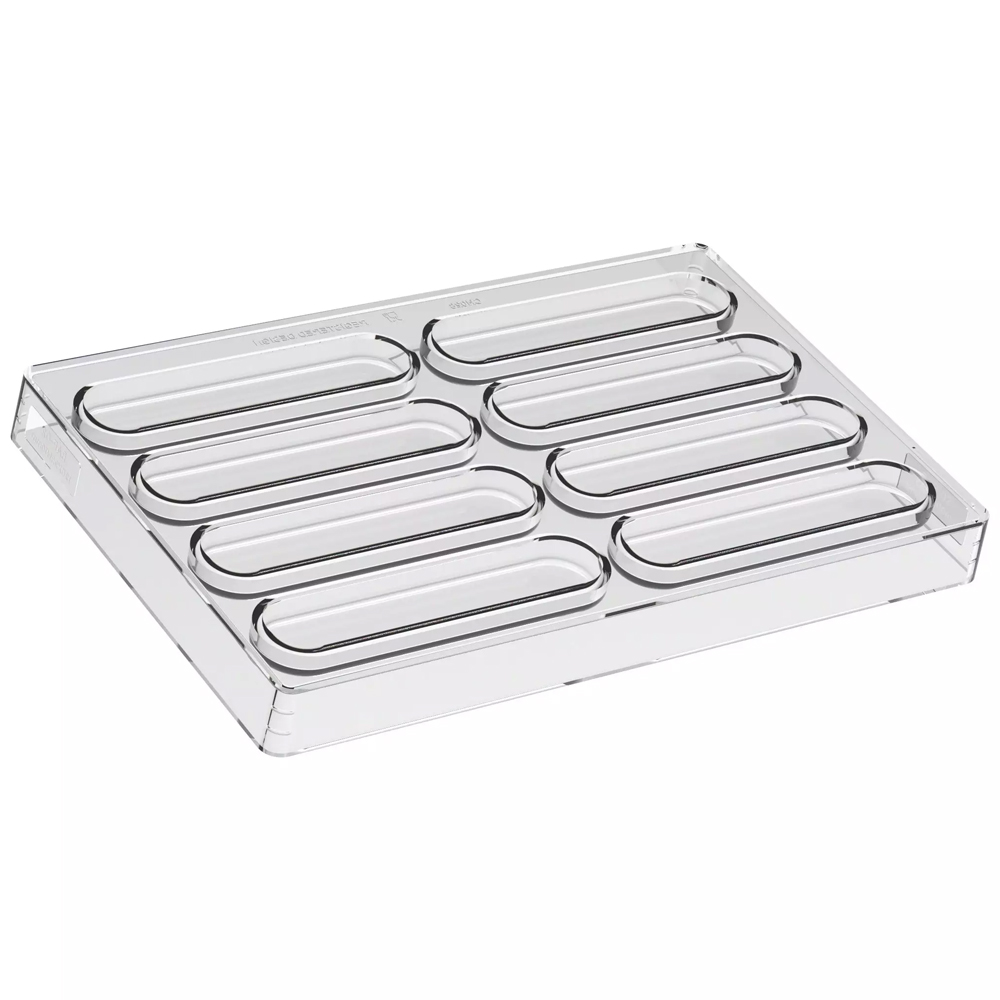 Silikomart SNACK BAR 2 Tritan Chocolate Mold, 8 Cavities image 2