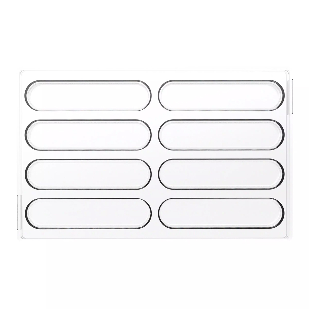 Silikomart SNACK BAR 2 Tritan Chocolate Mold, 8 Cavities image 3