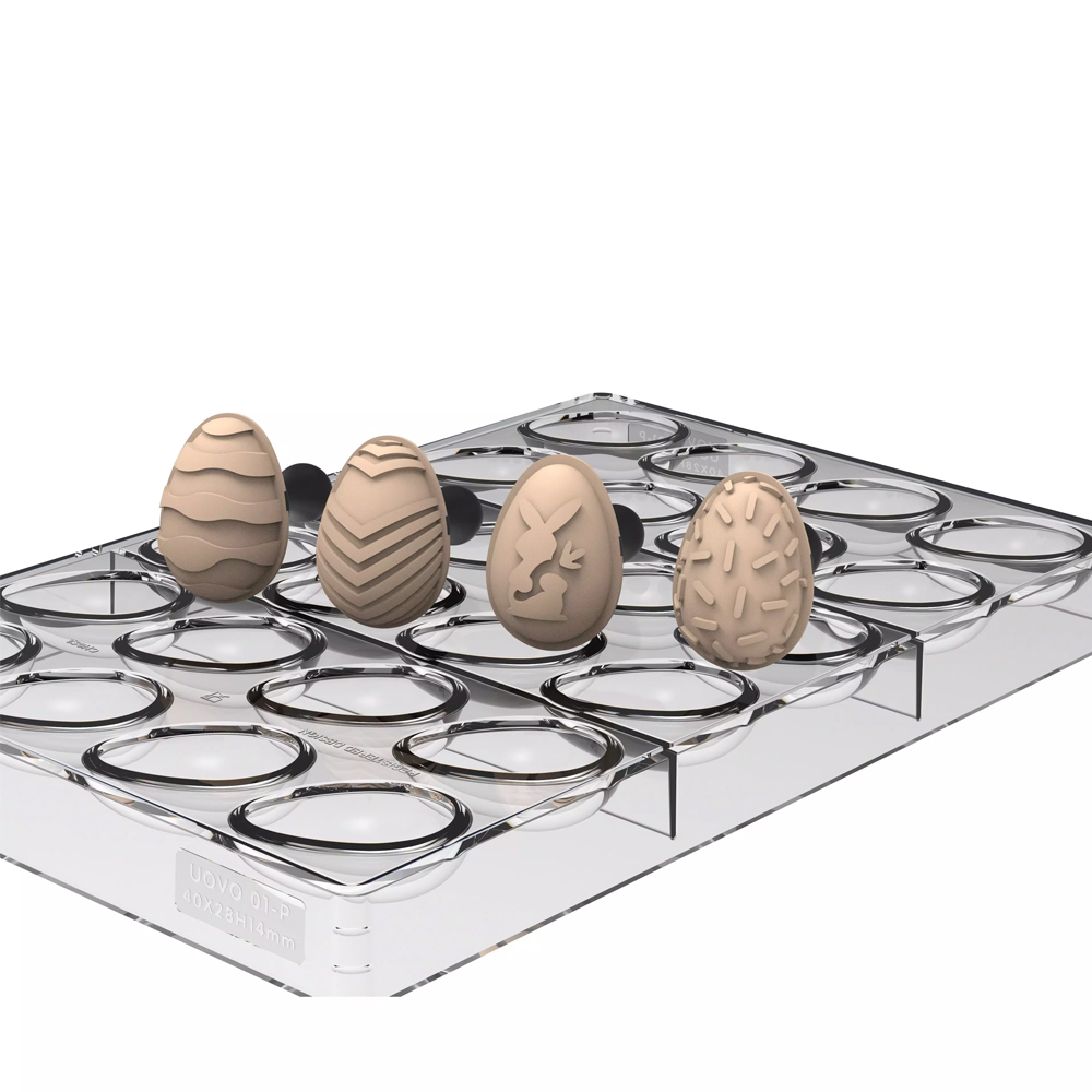 Silikomart Easter Chocolate Stamps with Chocolate Mold, 24 Cavities image 1