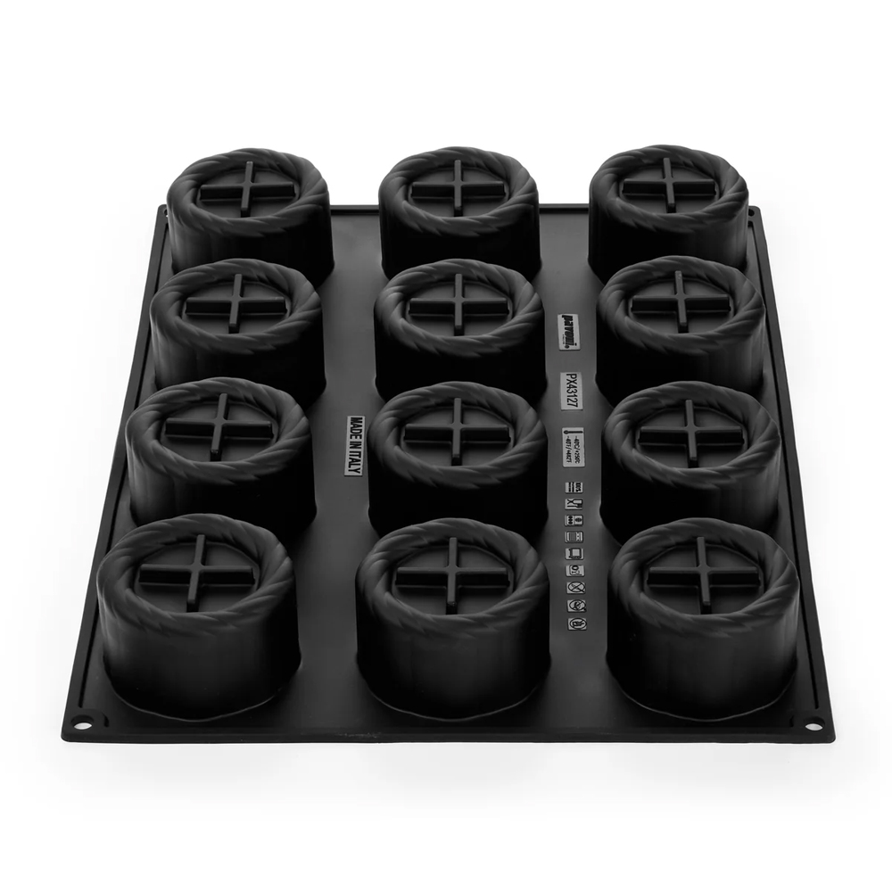 Pavoni Pavoflex PX43127 PANIER Basket Silicone Mold, 12 Cavities image 3