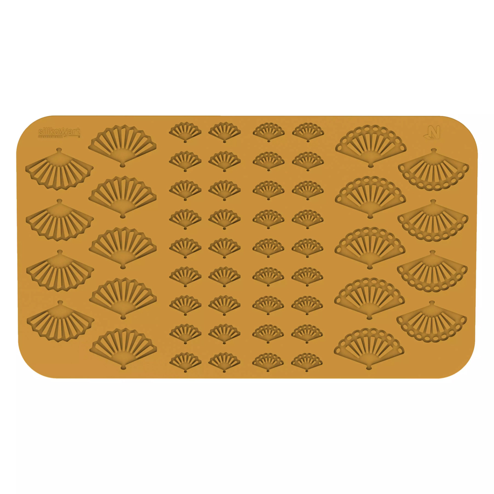 Silikomart VENTAGLIO Decorative Silicone Mold, 54 Cavities image 3