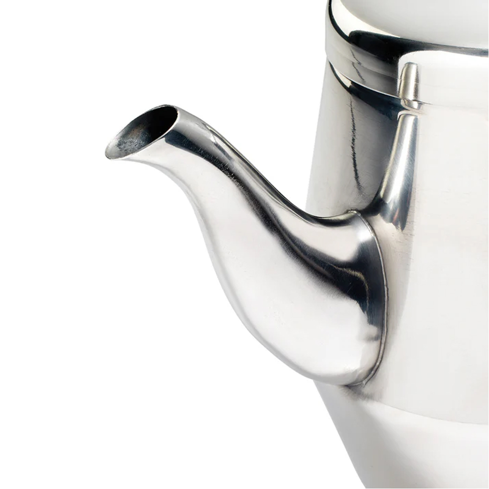 Winco Stainless Steel Gooseneck Teapot, 28 oz. image 1