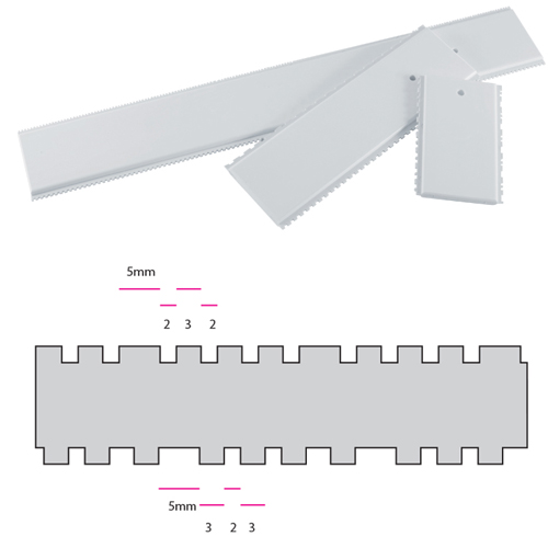 Martellato Cake Decorating Comb, 27" Long image 1