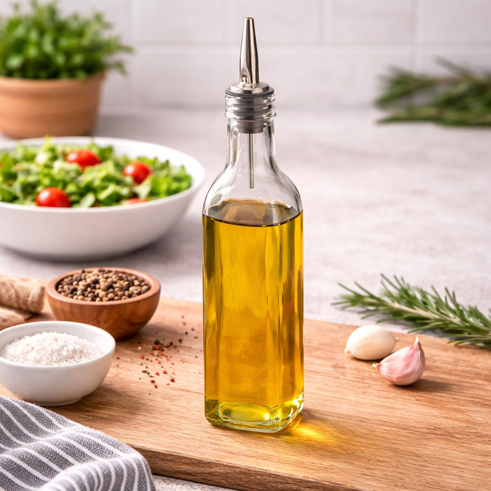 Winco Oil Cruet with Pourer, 16 oz. image 1