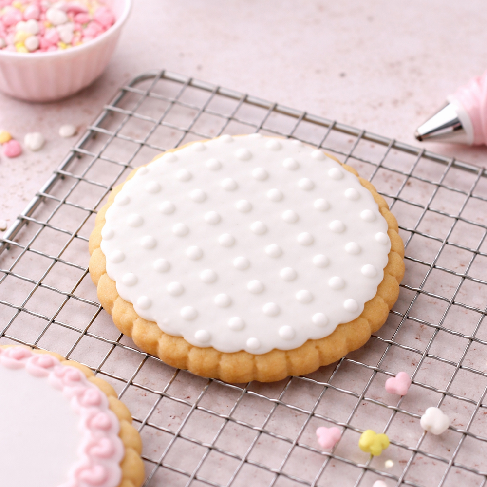 Prop Options Polka Mini Textured Rolling Pin, 4" image 1