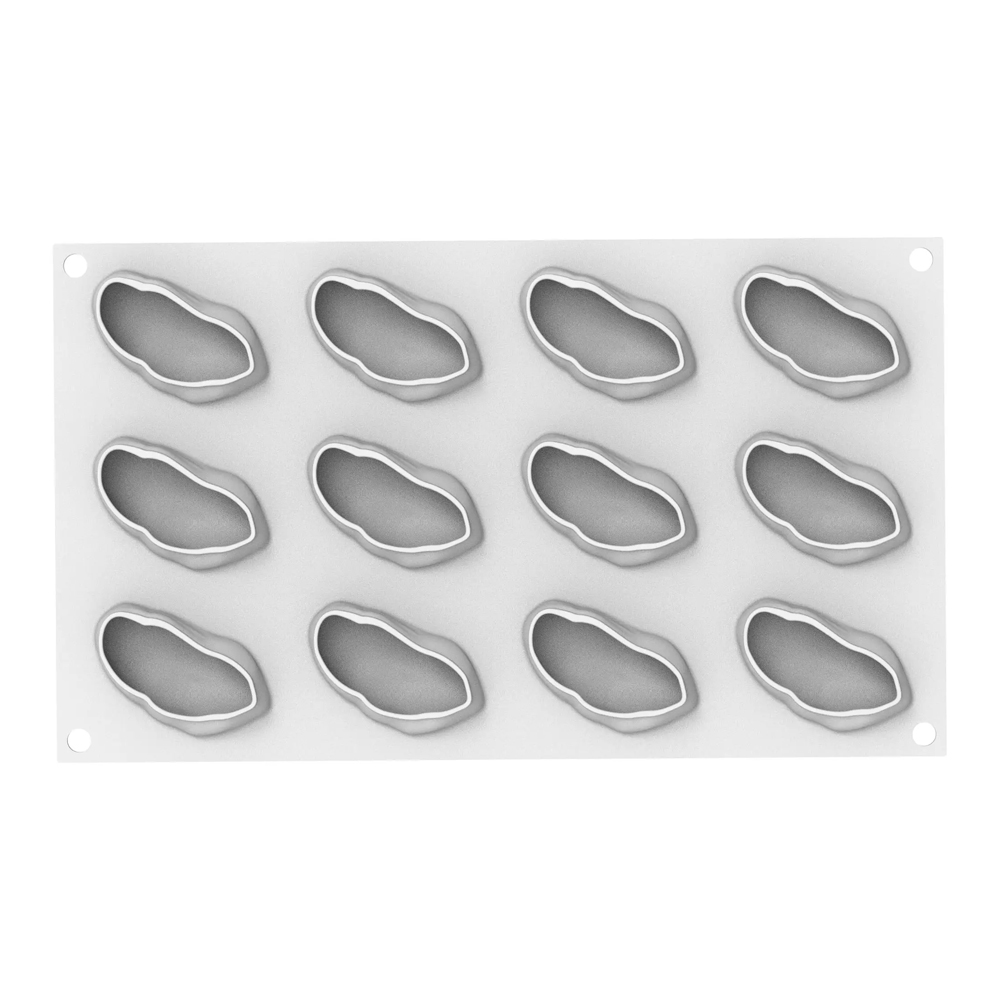 Silikomart PISTACHIO 30 Silicone Mold, 12 Cavities image 1