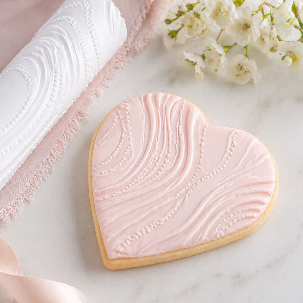 Prop Options Beadrift Mini Textured Rolling Pin, 4" image 1