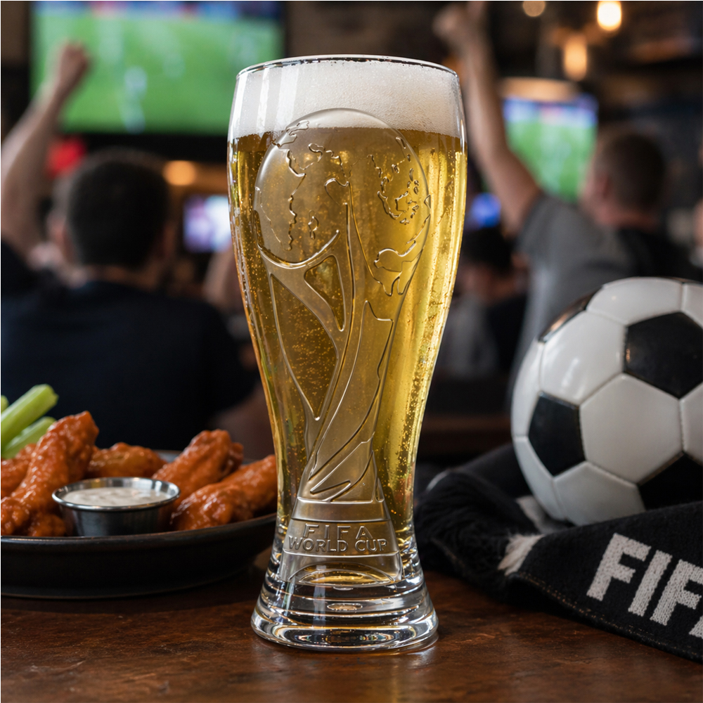 G.E.T. FIFA World Cup Trophy Pilsner, 16 oz. - Case of 24 image 3