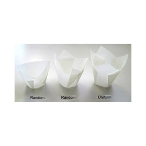 Novacart Tulip Baking Cup, White image 1