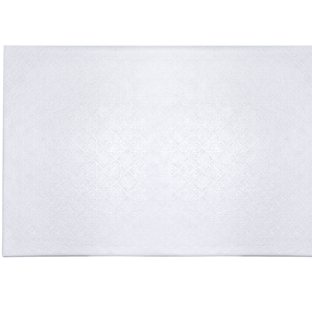 O'Creme White Log Cake Drum Board, 20" x 4-1/2" - Pack of 10 image 1