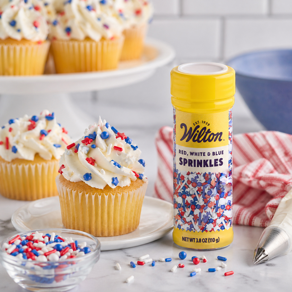 Wilton Patriotic Sprinkle Mix, 3.8 oz. image 1