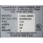 Somerset CDR-2000S 20" Double Pass Dough Sheeter/Roller, Used Excellent Condition image 5