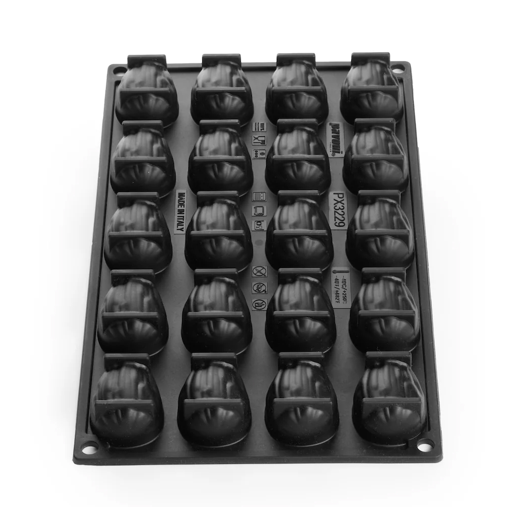Pavoni Pavoflex PX3229 Almond Silicone Mold, 20 Cavities image 2