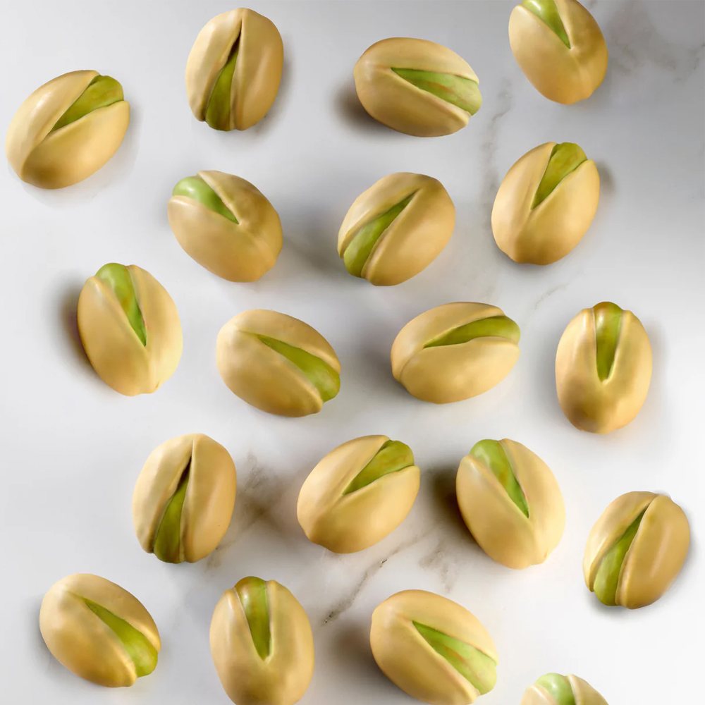 Pavoni Pavoflex PX3233 Mini Pistachio Silicone Mold, 20 Cavities image 1