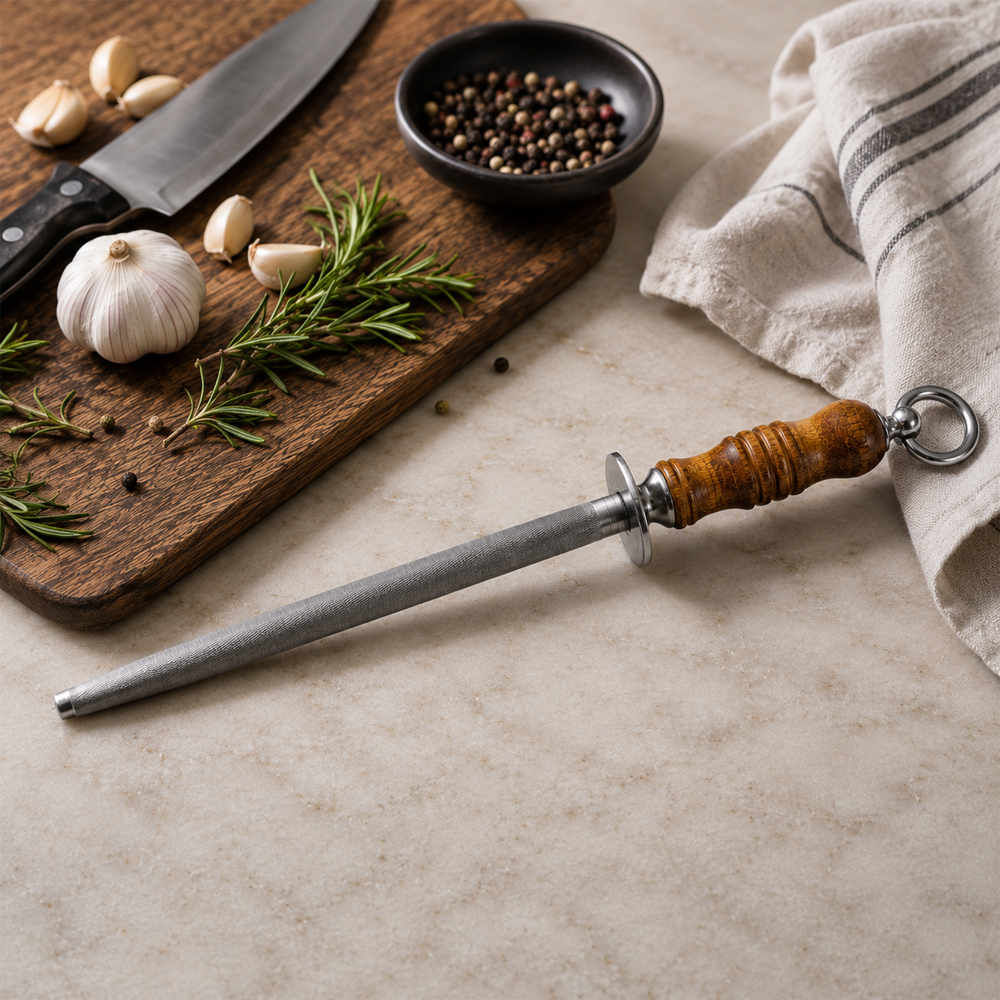 Dexter Traditional Butcher Steel, 12" x 5/8" image 1