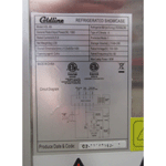 Coldline HDL84 84 Refrigerated Slanted Glass High Meat Deli Case with Rear Storage, Used Excellent Condition image 3