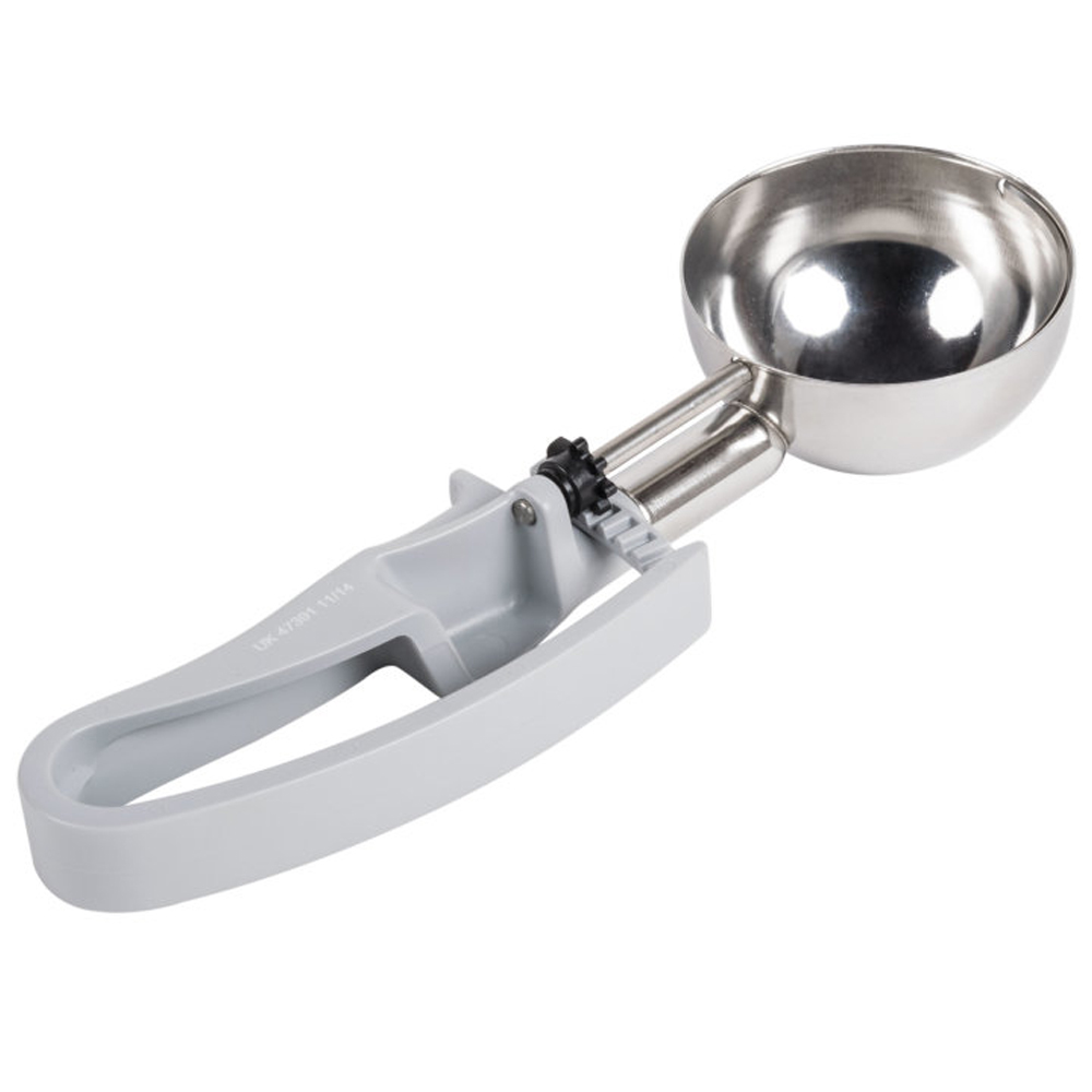 Vollrath Stainless Steel Disher with Gray Handle, #8 image 1