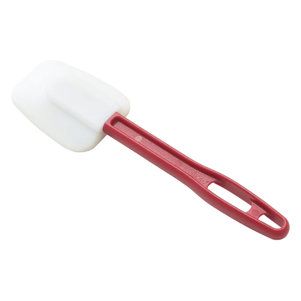 Winco Silicone Bowl Shaped Scraper, 10" image 1