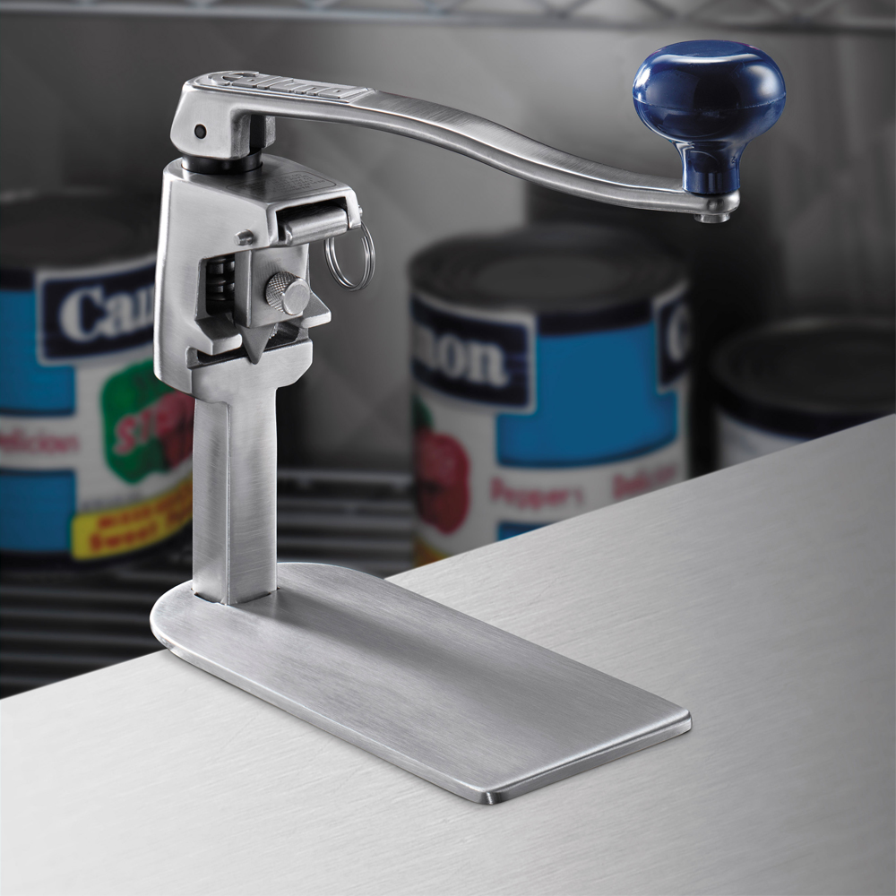 Edlund Stainless Steel Manual Can Opener with Clamp Base image 1