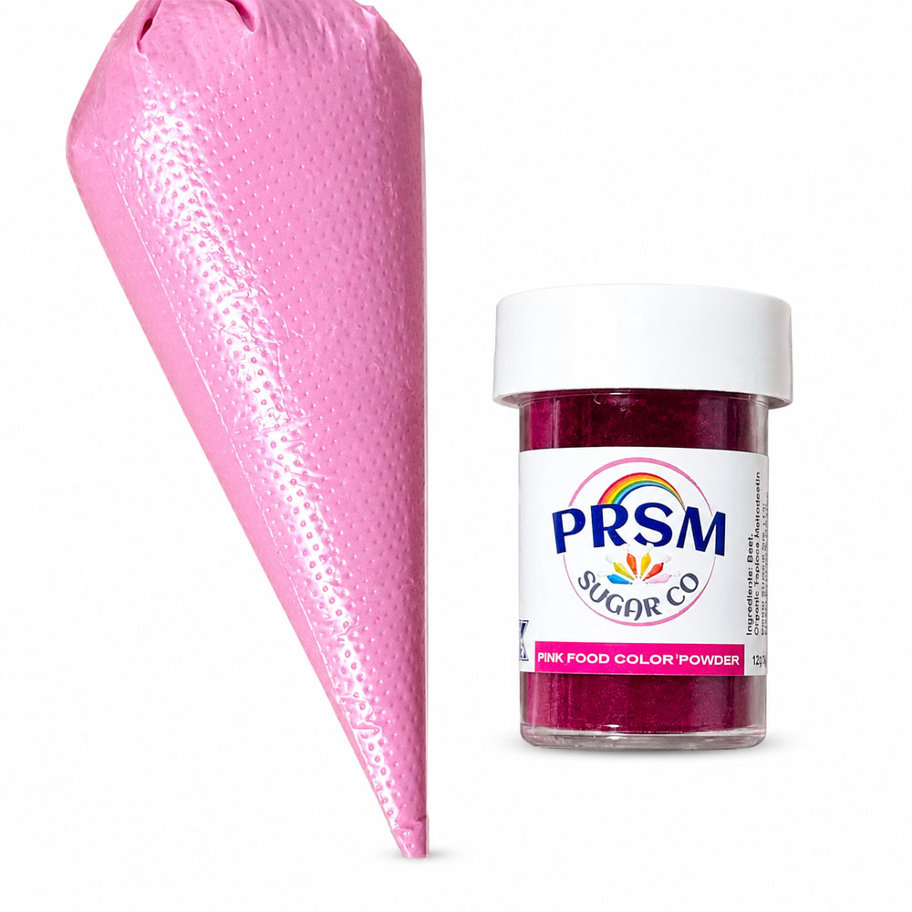 PRSM Super Pink Gel Paste Natural Food Color Powder, 7 gr. image 1