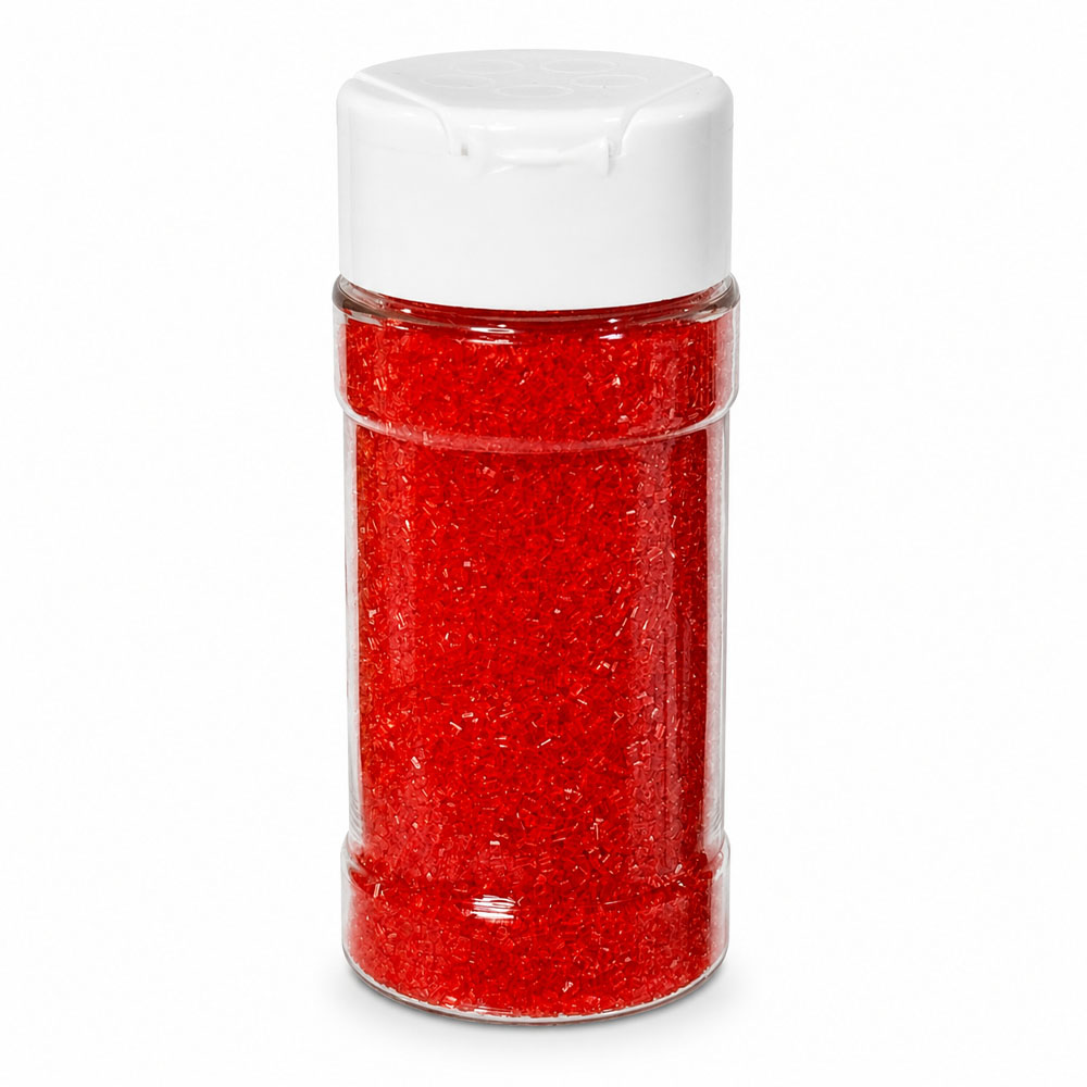 PRSM Special Natural Color Sanding Sugar, Red - 3.5 oz image 1