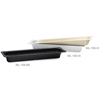 Melamine Food Pan 1/2 Size Long, 2.5" Deep image 1