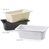 Melamine Food Pan 1/3 Size Insert Pan, 13" x 7" x 4" Deep image 1