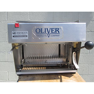 Oliver Mini Supreme Bread Slicer Model 709, 5/8" Cut Used Great Condition image 1