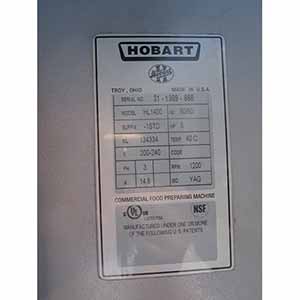 Hobart 140 Quart Legacy Commercial Mixer Model HL 1400 Used Excellent Condition image 4