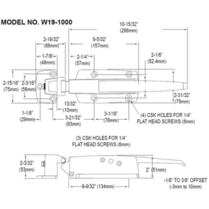 FMP Latch with 3/8" Strike image 1