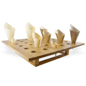 Packnwood Bamboo Cone and Temaki Display, 36 Holes image 2