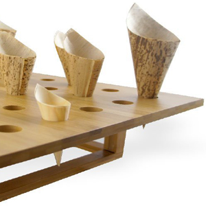 Packnwood Bamboo Cone and Temaki Display, 36 Holes image 3