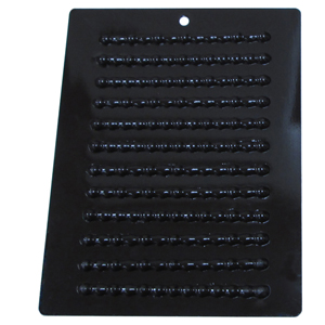 Flexible Chocolate Mold Bumpy Line, 12 Cavities image 1